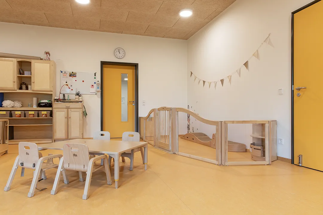 Gruppenraum Kita Wittenförden – Neubau Forejt Architekten