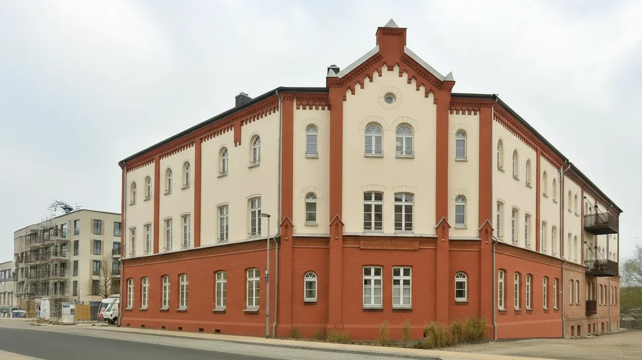 Ansicht der "Alten Polizei" nach der Sanierung - Forejt Architekten
